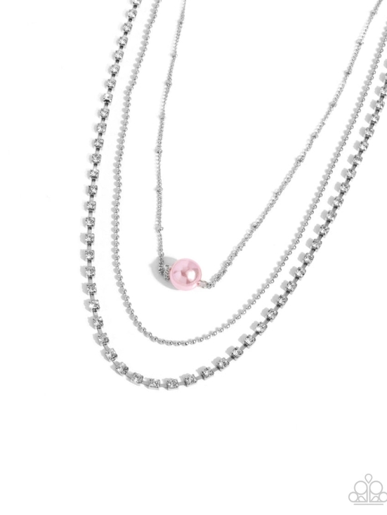 Symmetrical Shimmer Necklace - Picture 3 of 3